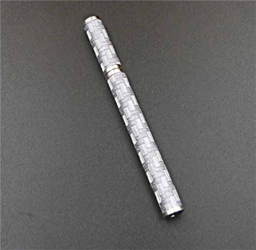 Silver with shiny white